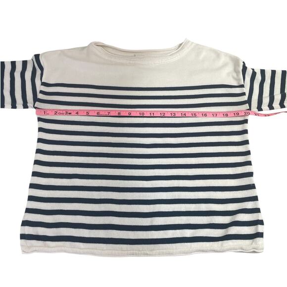 Pact 100% Organic Cotton Striped Sweater Size Small Classic Nautical Effortless - Picture 10 of 13